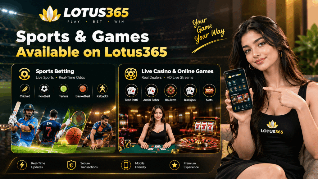 Games Available on Lotus365